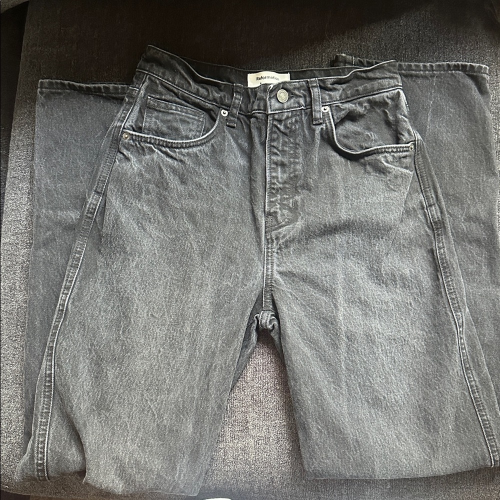 Reformation Val 90s midrise straight jeans sz 27 - Picture 7 of 7